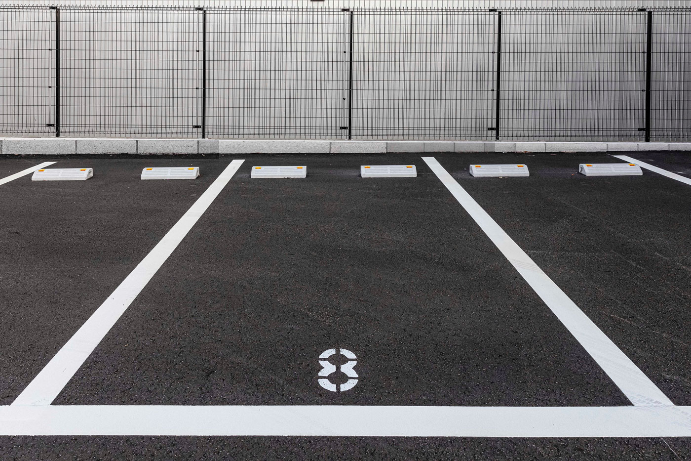 Strisce parcheggio realizzato da NS Lavori Stradali Catania